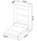 CP-02 Vertical Wall Bed Concept 120cm