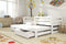Wooden Double Bed Kubus with Trundle and Storage