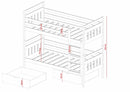 Wooden Bunk Bed Adas with Storage