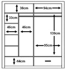 Arti 24 - 2 Sliding Door Wardrobe 200cm