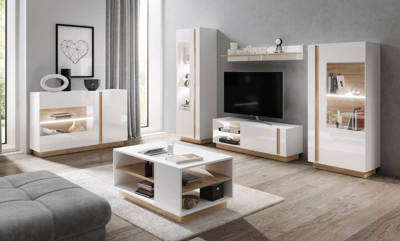 Arco Display Sideboard Cabinet 139cm