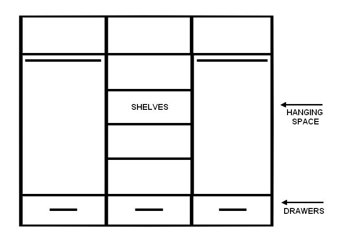 Arti AR-01 Sliding Door Wardrobe 250cm