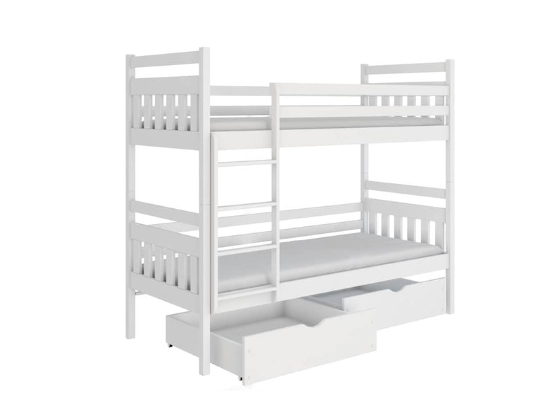 Wooden Bunk Bed Adas with Storage