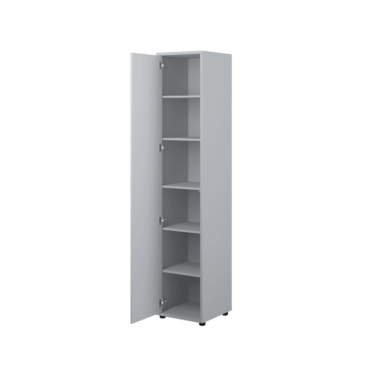 Bed Concept BC-21 Tall Storage Cabinet 45cm [Grey] - Interior Image