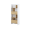 Bed Concept BC-22 Bookcase 84cm [Oak] - Front Image