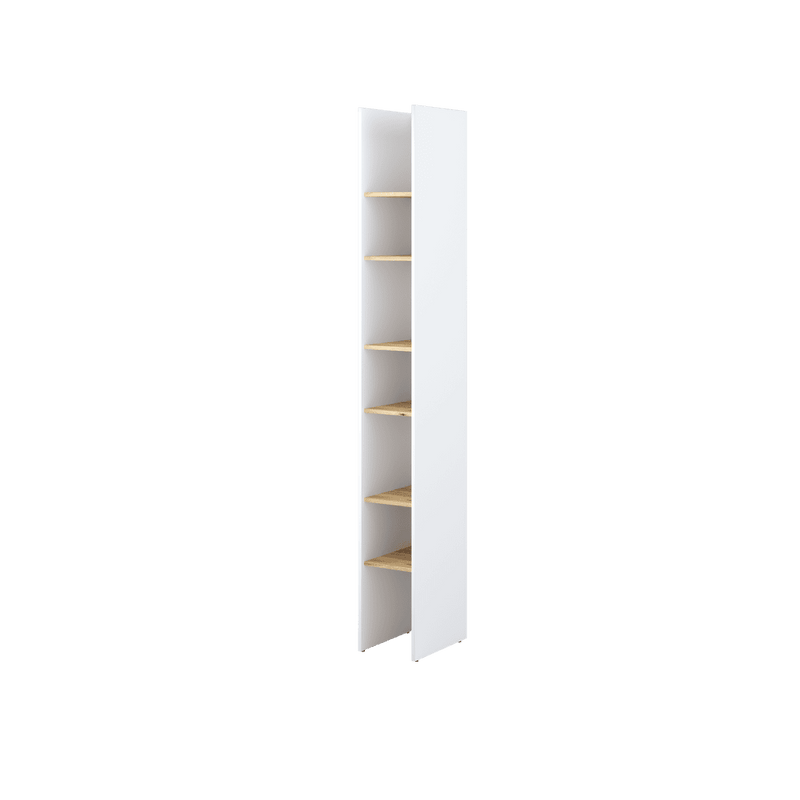 Bed Concept BC-24 Bookcase 27cm [White] - Front Image