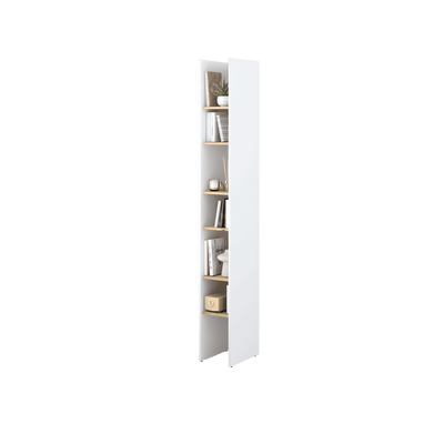 Bed Concept BC-24 Bookcase 27cm [White] - Interior Image