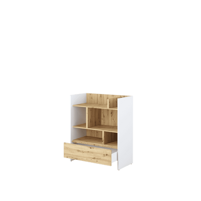 Bed Concept BC-25 Sideboard Cabinet 92cm [White] - Interior Image