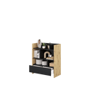 Bed Concept BC-25 Sideboard Cabinet 92cm [Oak] - Interior Image 2