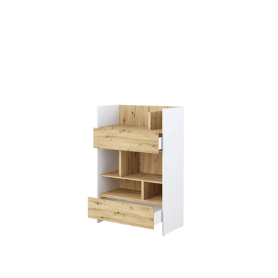 Bed Concept BC-25 Sideboard Cabinet 92cm [White Matt] - Interior Image 