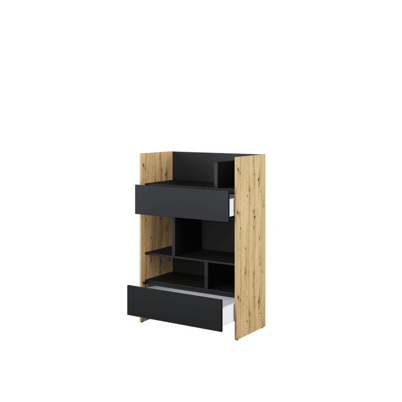 Bed Concept BC-25 Sideboard Cabinet 92cm [Oak] - Interior Image 2