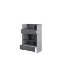 Bed Concept BC-25 Sideboard Cabinet 92cm [Grey] - Interior Image 2