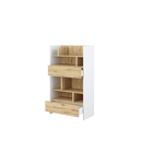 Bed Concept BC-27 Sideboard Cabinet 92cm [White] - Interior Image