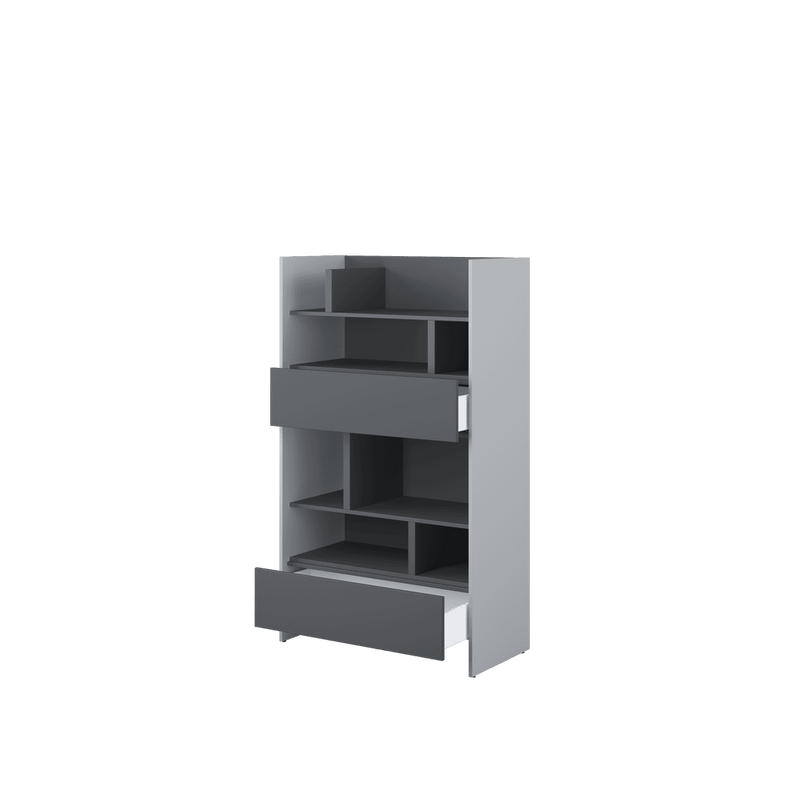 Bed Concept BC-27 Sideboard Cabinet 92cm [Grey] - Interior Image