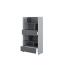 Bed Concept BC-28 Sideboard Cabinet 92cm [Grey] - Interior Image