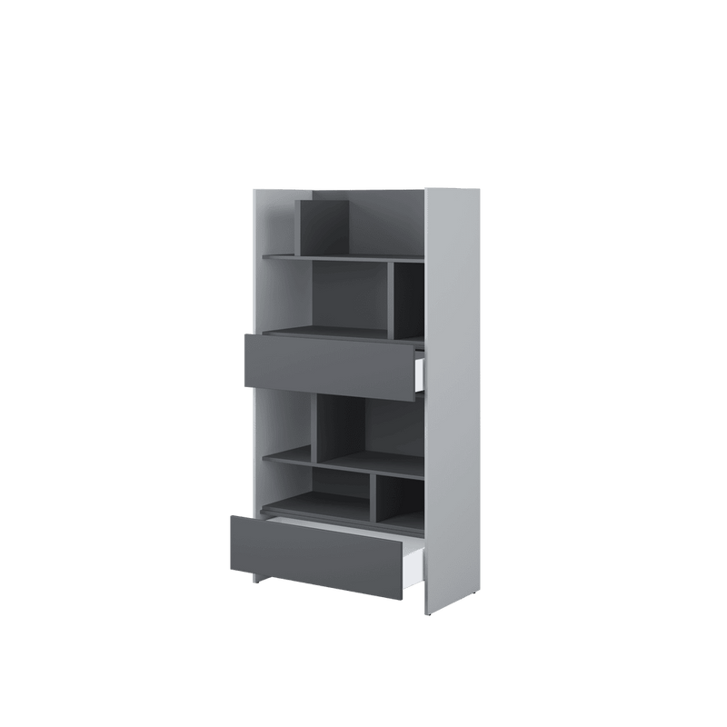 Bed Concept BC-28 Sideboard Cabinet 92cm [Grey] - Interior Image