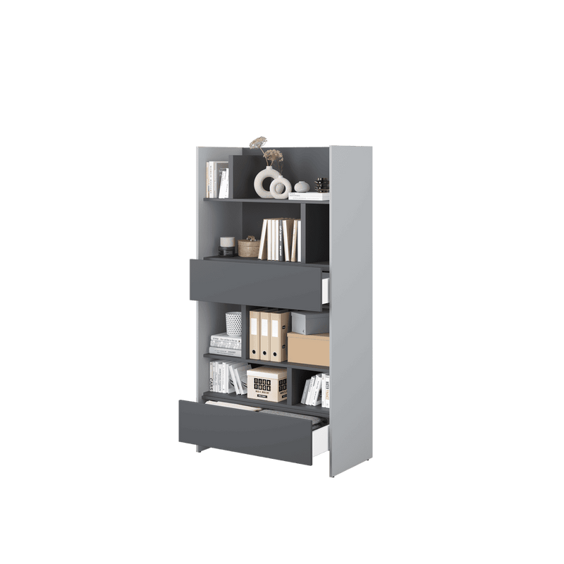 Bed Concept BC-28 Sideboard Cabinet 92cm [Grey] - Interior Image 2