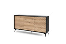 Diamond Large Sideboard Cabinet 154cm [Drawers]