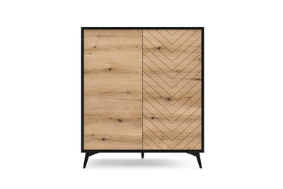 Diamond Highboard Cabinet 104cm