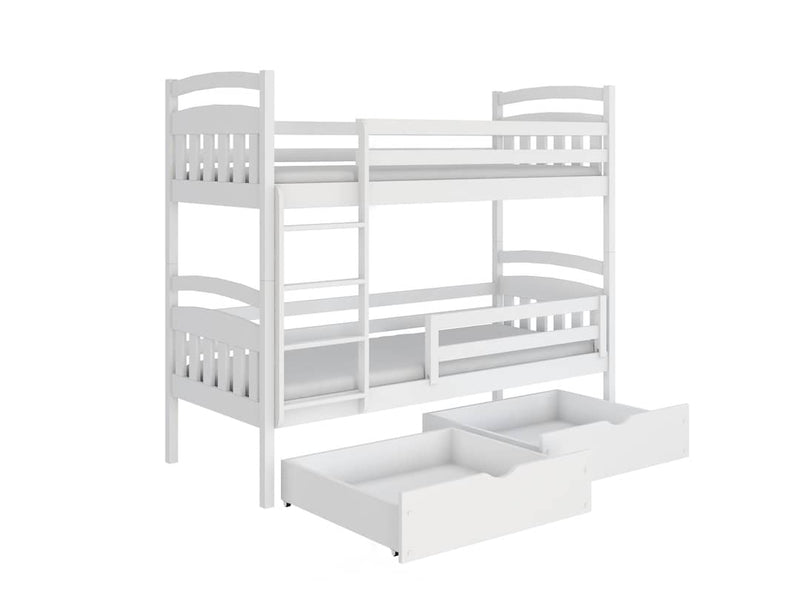 Wooden Bunk Bed Gabi with Storage