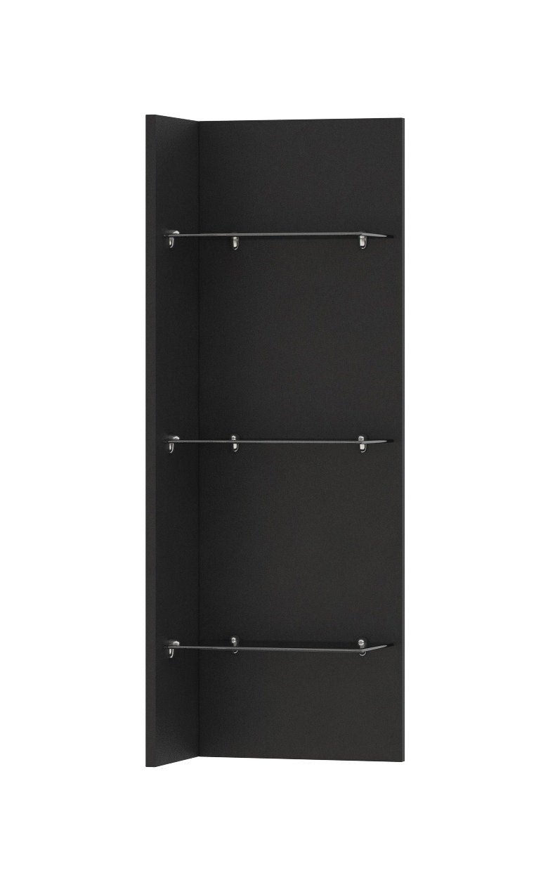 Helio 03 Hanging Panel with Glass Shelves