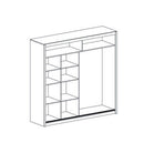 Havana ID-12 Sliding Door Wardrobe 203cm in White Matt