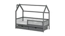Wooden Single Bed Oskar Bed With Storage