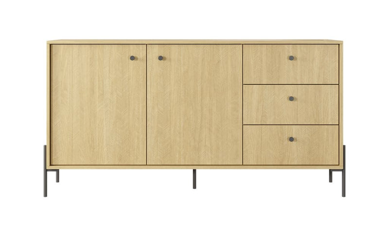 Scandi Sideboard Cabinet 157cm [Drawers]