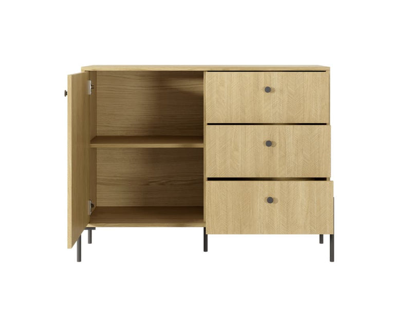 Scandi Sideboard Cabinet 107cm