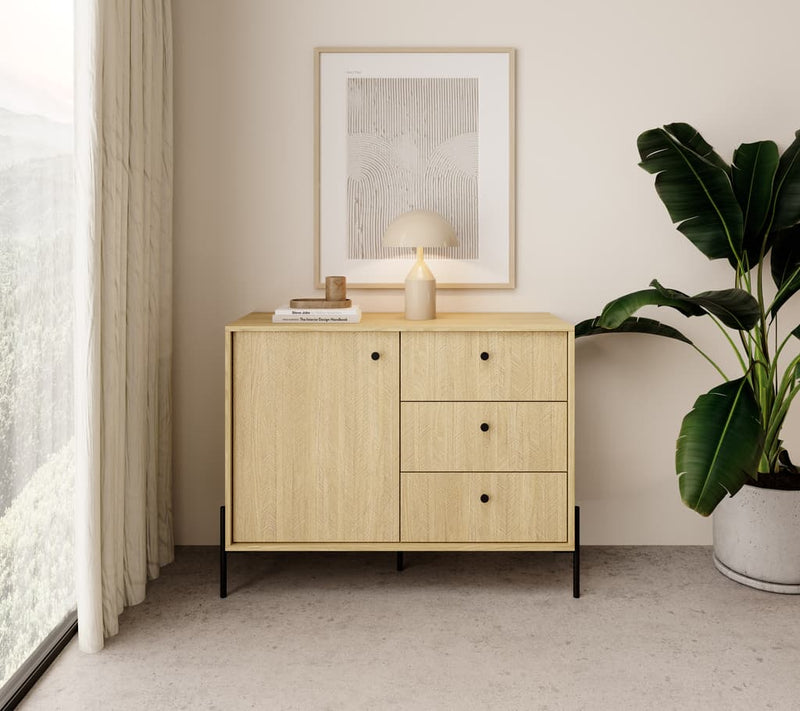 Scandi Sideboard Cabinet 107cm