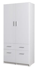 Snow 03 Hinged Door Wardrobe 92cm