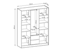 Nelly Hinged Door Wardrobe 155cm