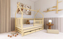 Wooden Single Bed Tytus With Trundle