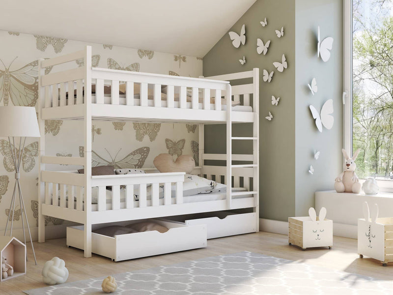Harriet bee zipporah twin over twin bunk bed bed frame deals