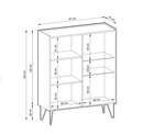Harmony Display Cabinet 97cm