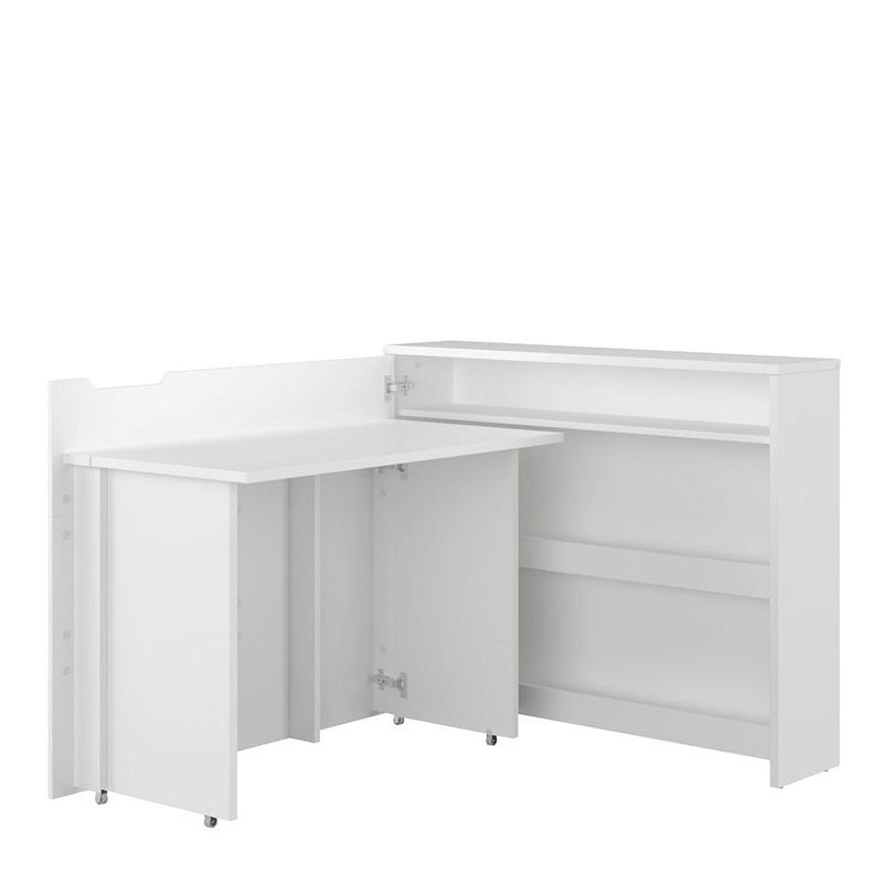 Work Concept Convertible Hidden Desk With Storage - The Lounge Furniture