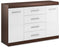 Bordo Sideboard Cabinet 07 in Oak Chocolate and White Gloss