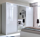 Siena 12 Sliding Door Wardrobe 258cm with LED