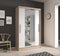 Neomi 01 Sliding Door Wardrobe 120cm in Sonoma Oak