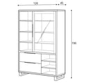 Halle 13 Tall Display Cabinet